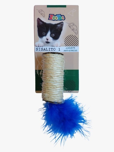 Juguete De Sisal Pluma Para Gato Sisalito N°1 Zootec 