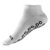 Medias Zoquetes Foxsocks Antideslizantes Clasicas Blanco