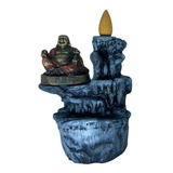 Incensário Cascata Buda + Caixa Incenso Cone 10 Unidades