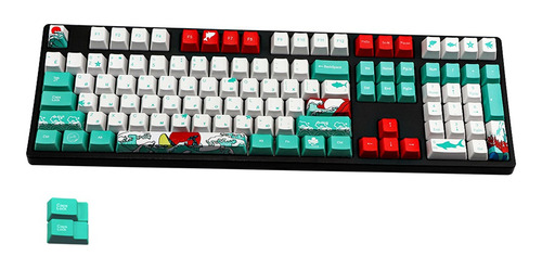 Keycaps Teclado Mecânico Teclado Japonês Russo