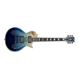 Esp E-ll Eclipse Guitarra Buckeye Burl Top Blue Natural Fade