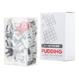 Pbt Pudding Keycaps 108 Teclas Translúcido Preto