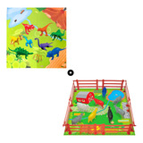 Cenário Infantil Animais Da Fazenda E Dinossauros Coloridos