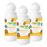 Diadie 3pack Desodorante Natural Kids. Para Niños. Roll On