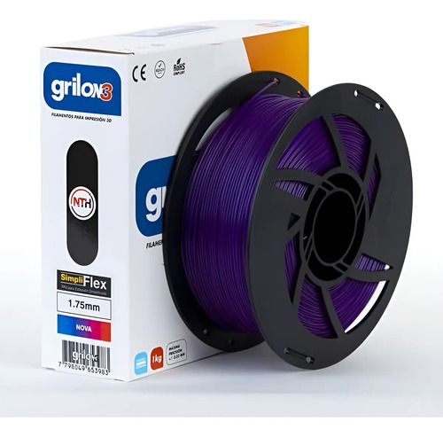 Filamento Simpliflex 1.75mm Grilon3 - 1kg - Impresion 3d