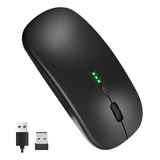 2.4g Mouse Inalámbrico Recargable Portátil Ratón Silencioso