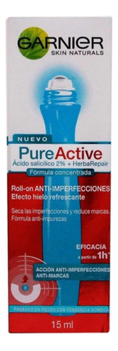 Pure Active Roll On Anti Imperfecciones Garnier 15 Ml
