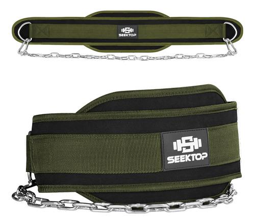 Seektop Dip Belt For Weightlifting - Gym Workout Pull Ups Be