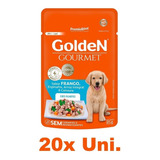 Golden Gourmet Cães Filhotes - Frango 85g - 20 Uni.