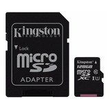 Memoria Micro Sd 128 Gb Clase 10 Kingston Original Garantia