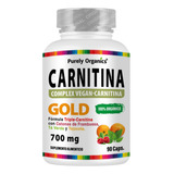 Carnitina Gold. Purely Organics, 90 Cápsulas.