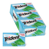 Trident Sin Azúcar Chicle Con Xilitol 12 Packs 168 Pzas Mint