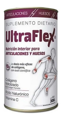 Suplemento Ultraflex Colágeno Sabor Limón En Pote De 300g