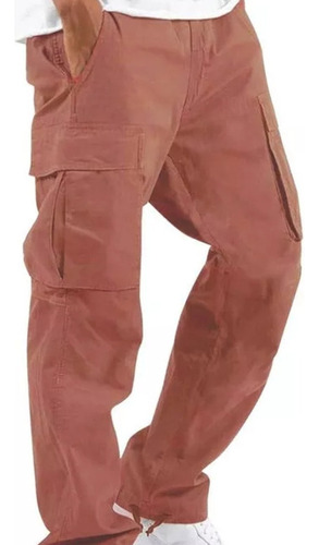 Pantalones Cargo Multibolsos De Verano Para Hombre