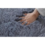 Tapete Alfombra Peluda Color Gris Grande | 200×180 Cm 