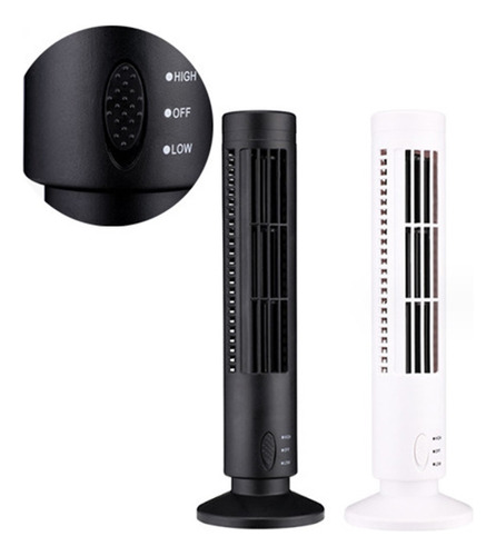 Ventilador De Columna Silencioso Usb Portátil Pequeño, Venti