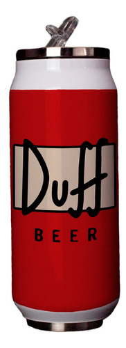 Botilito Termo Lata  Los Simpson Cerveza Duff