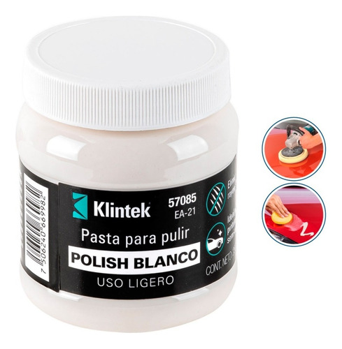 Polish En Pasta Blanco Grano Fino, Uso Ligero, Klintek 57085