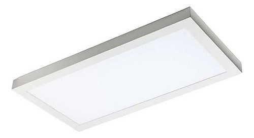 Plafon Techo Flat Rectangular 120x30 Con Led Incluido