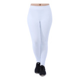 Calça Fusô Legging Fitness Feminina Academia Branco