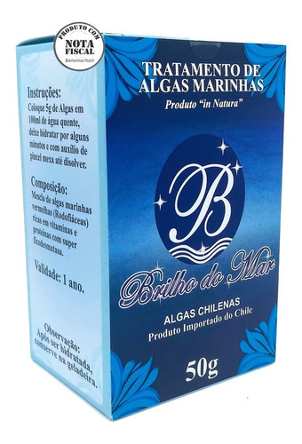 Algas Marinhas Chilenas. 50g (brilho Do Mar)