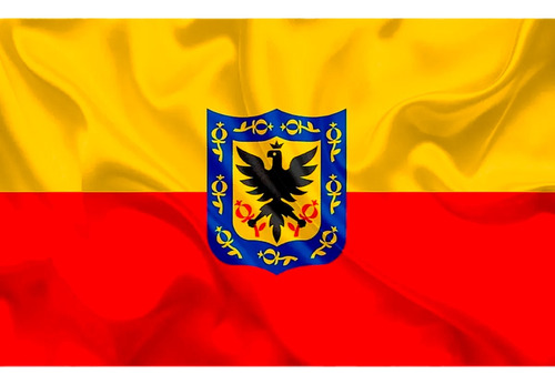 Bandera Capital Bogotá D.c Con Escudo 1mtr X1.5mt Exterior