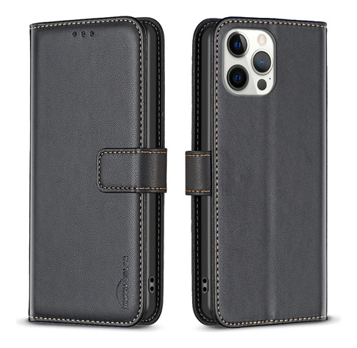 Para iPhone Magnético Cuero Tipo Wallet Funda Protectora