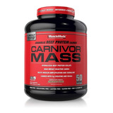 Suplemento En Polvo Musclemeds  Carnivor Mass Proteínas Sabor Chocolat Fundge En Pote De 2.72kg