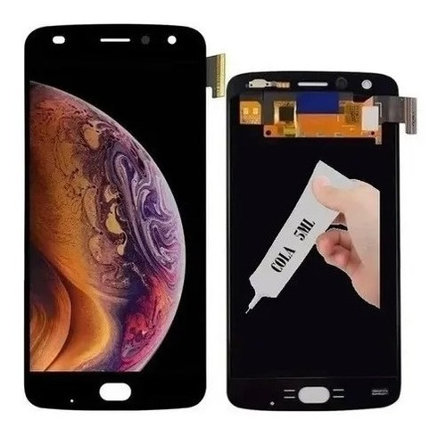 Tela Display Lcd Para Moto Z2 Play Xt1710-07 Amoled + Cola