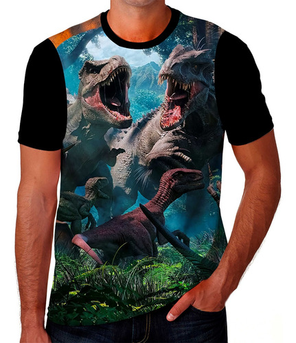 Camisa Camiseta Jurassic Park World Dinossauro Envio Hoje 01