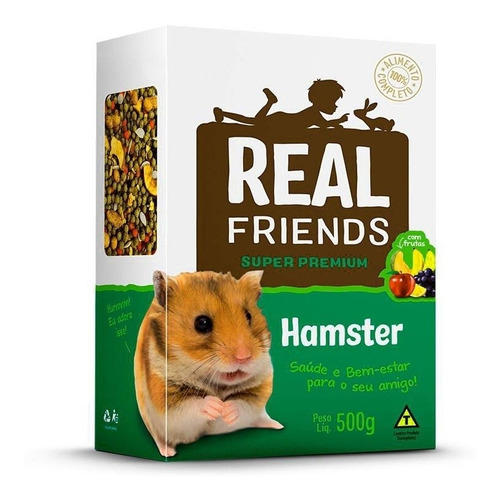 Real Friends Alimento Ração Super Premium Hamster 500g