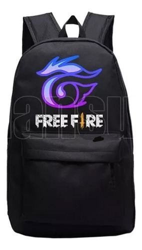 Mochila Free Fire Garena Para Niños, 3 Piezas, Conjunto De D