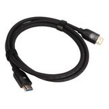 Cable De Vídeo Con Pantalla Negra, Interfaz Multimedia Hd 2.