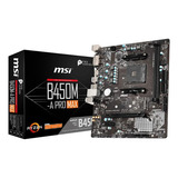 Mother Msi B450m A Pro Max Amd Am4 Ddr4 64gb M.2 Pcreg