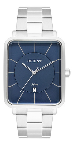Relógio Orient Masculino Sport Quadrado Prata Gbss1057d1sx