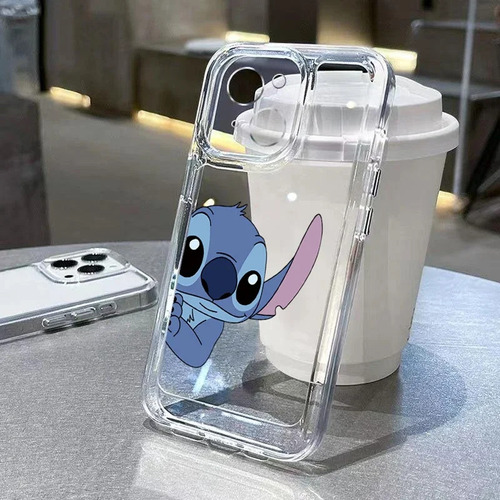 Bonita Funda De Teléfono Disney Stitch For iPhone 15, 14, 1