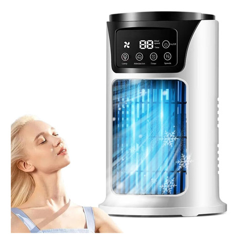 Mini Ventilador Refrigerado Por Agua Con Humidificador Spray
