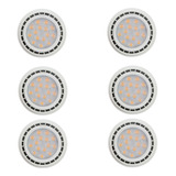 Combo X6 Lampara Luz Led Ar111 Gu10 12w Cálida Dimerizable