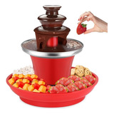 Mini Fuente De Fondue De Chocolate 3 Niveles Olla Calentar