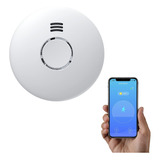 Ecoey Detector De Humo Wifi Con Advertencia De Bateria Baja,