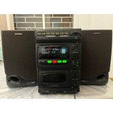 Microsystem Aiwa Lcx70m Para Conserto Ou Peças Liga S/audio