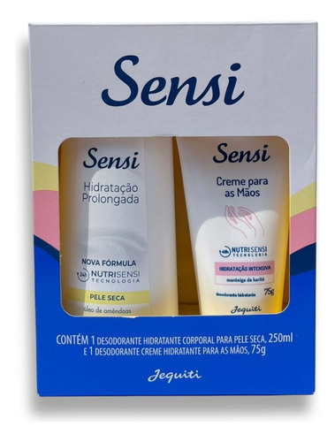 Estojo Sensi Hidratante Jequiti - Kit Presente Dia Dos Namorados 