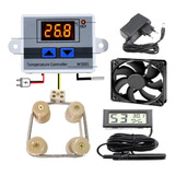 Kit Para Chocadeira Termostato Resistencia Culer Medidor Umd