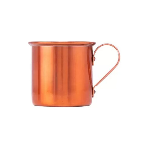 Kit 6 Canecas Moscow Mule Alumínio Cor Cobre 350ml Redar