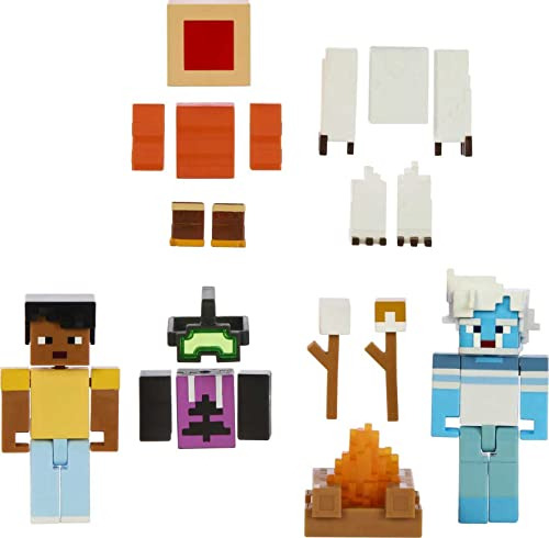 Mattel Minecraft Game, Creator Series Action Figures And Acc