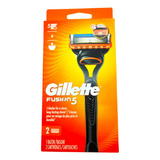 Rastrillo Gillette Fusion 5 Con Dos Cartuchos De 5 Hojas
