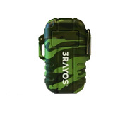 Encendedor Electrico Waterproof Usb Recargable Camuflado