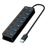 Hub Usb Con 7 Puertos Usb 3.0 Multicontacto