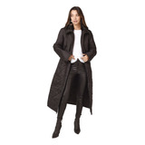 Campera Larga Impermeable Rompeviento Mujer Nofret