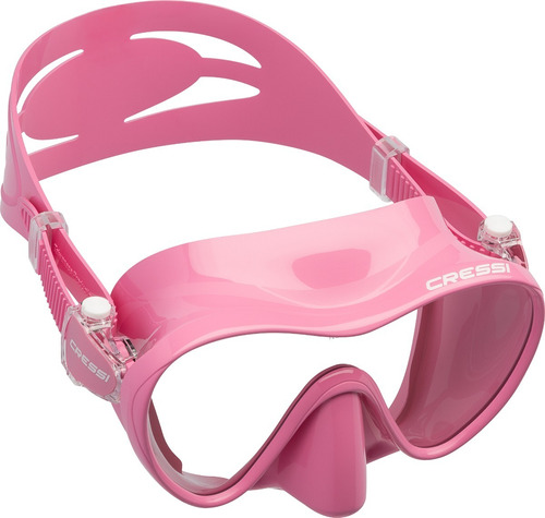 Visor Cressi F1 Frameless Buceo Snorkeling Apnea !! Color Rosa